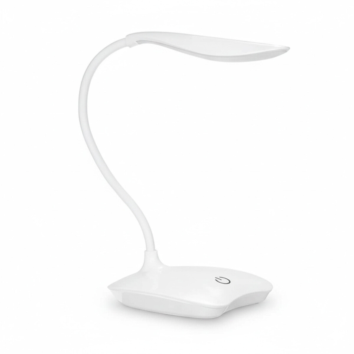 Lampara Led Con Base Mesa Escritorio Tactil Recargable - Color Blanco 
