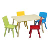 Juego de mesa y 4 sillas para niños Juego de mesa y 4 sillas para niños