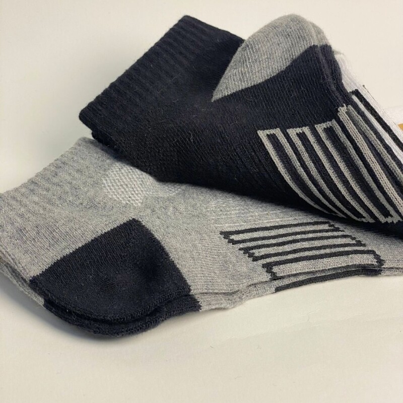 Soquete depportivo Pack x3 Oxx White/black/grey
