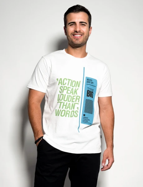 Remera estampada Ilian Blanco