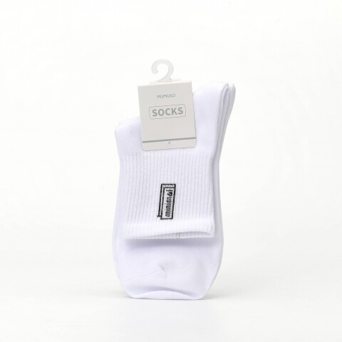 MEDIAS DEPORTIVAS JACQUARD PARA HOMBRE TIPO MINI CREW (2 PARES/BLANCO) MEDIAS DEPORTIVAS JACQUARD PARA HOMBRE TIPO MINI CREW (2 PARES/BLANCO)