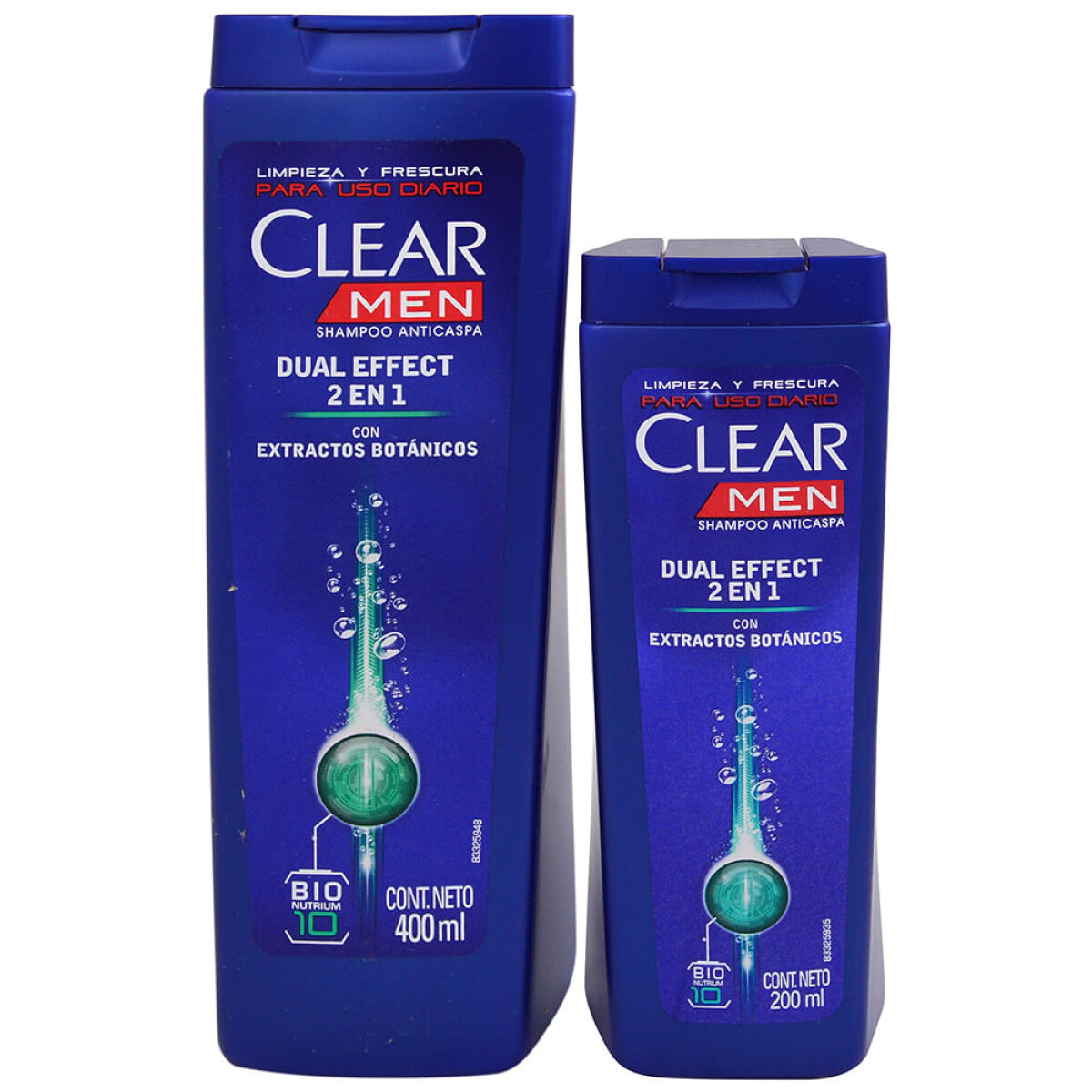Pack Clear Men 2 en 1 400ml + Shampoo 200ml | Limpieza y Cuidado Completo
