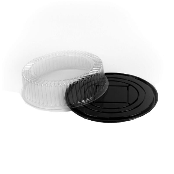 TORTERA PET BASE NEGRA 26X7 NEGRO