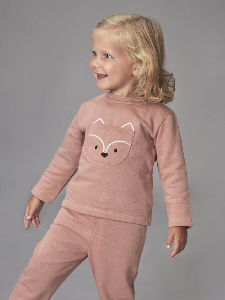 Sudadera Rosa Rosa Maquillaje