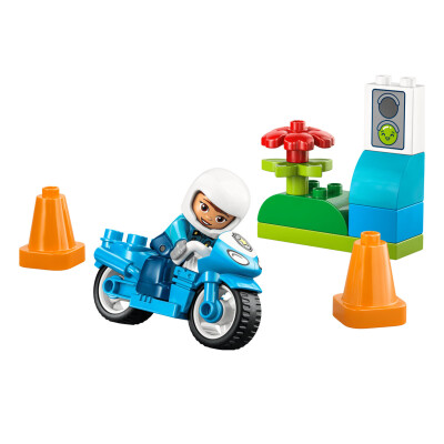 Moto de Policía Azul Duplo Lego Moto de Policía Azul Duplo Lego