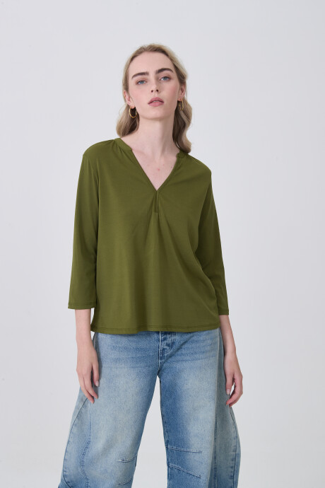 Remera Feldk Verde Oliva