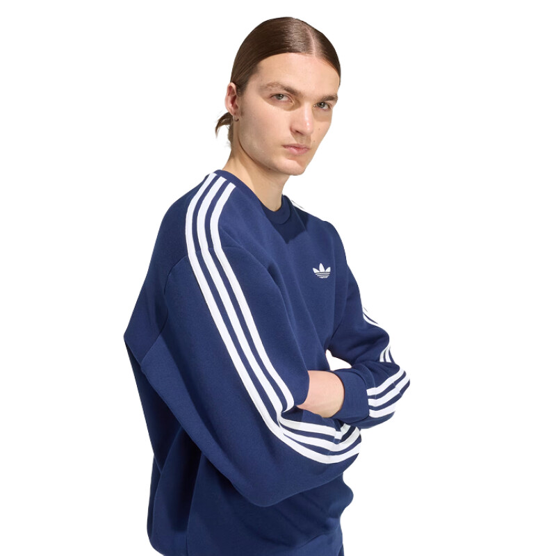 Buzo Adidas 3S Crew - Azul Buzo Adidas 3S Crew - Azul