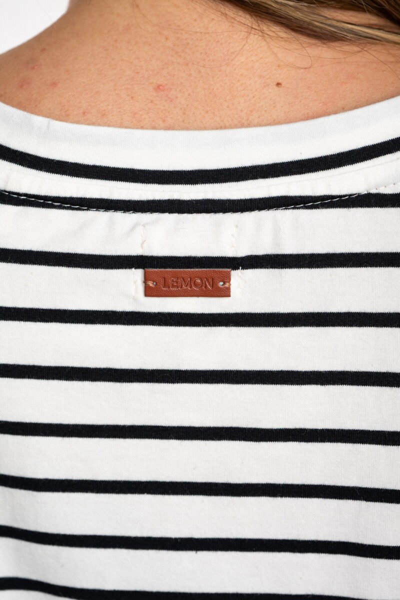 Remera Algodón A Rayas Nacar