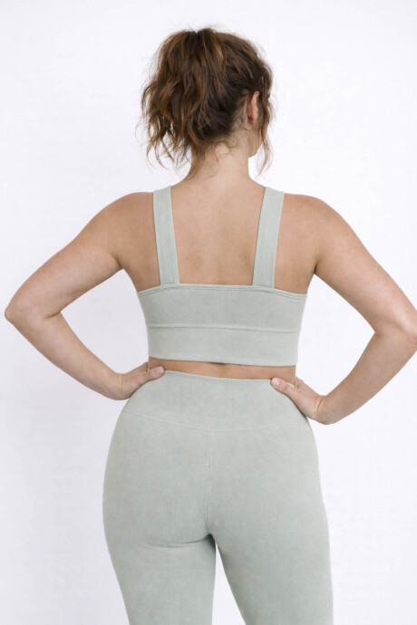 Top Microfibra Fitness Verde