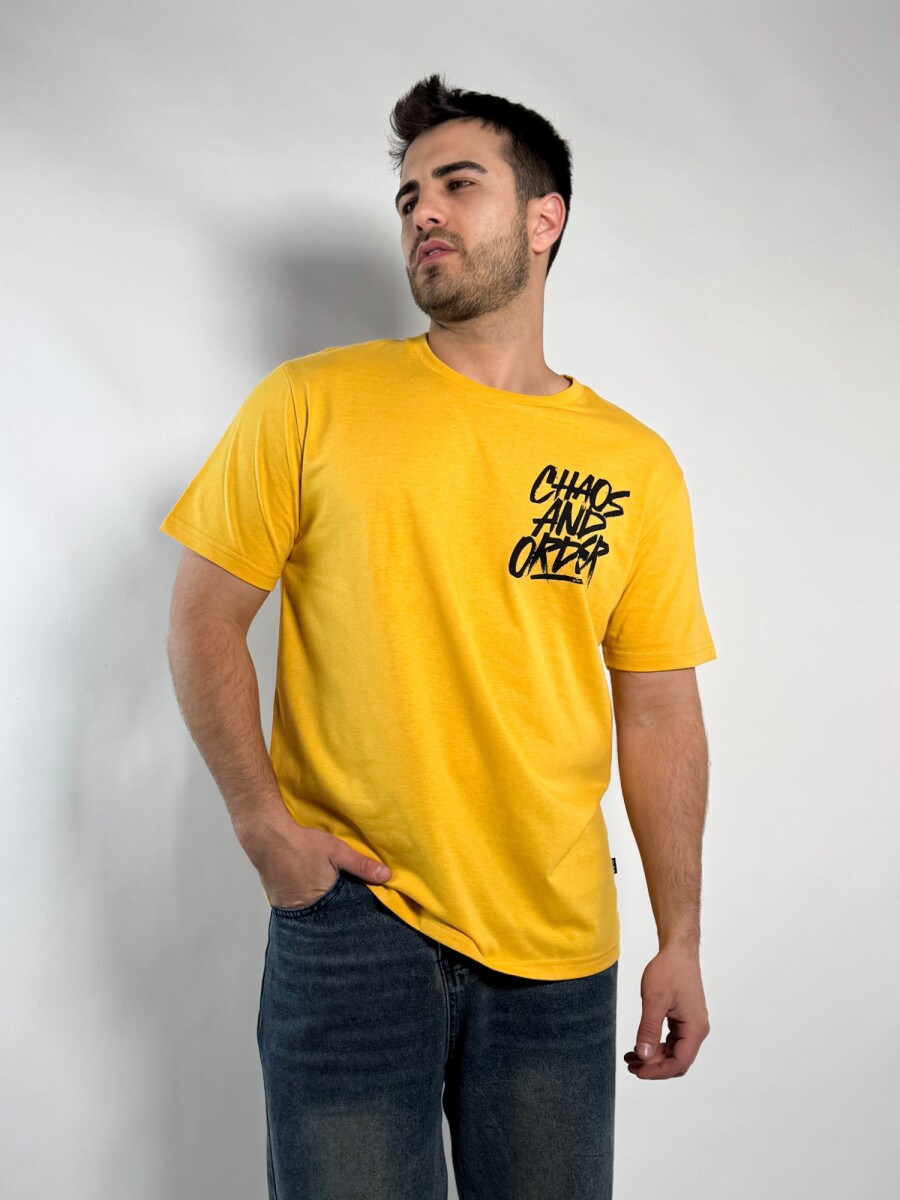 Remera estampada Cabre - Amarillo 