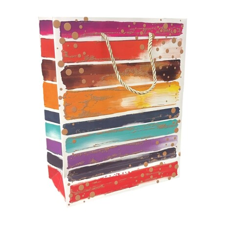 Bolsa Top Chica Trazos de Pintura Blanca