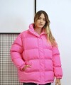 Campera Puffer rosa