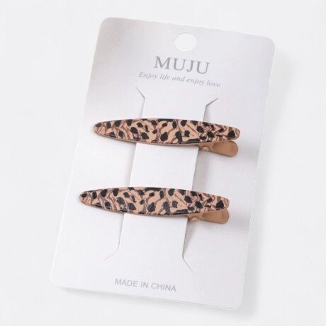 Set De Broches x2 Para Cabello Animal Print Set De Broches x2 Para Cabello Animal Print