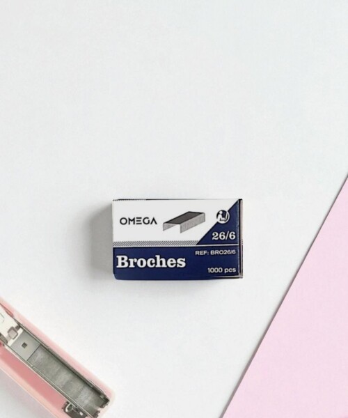 Cajas broches 26/6 de 1000 un. Cajas broches 26/6 de 1000 un.