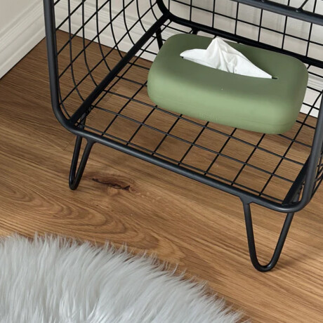 Rack dos estantes vertical Negro