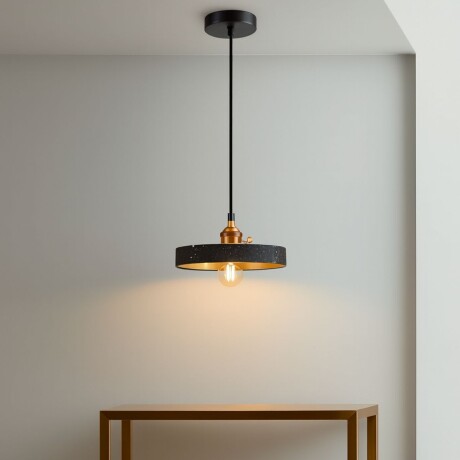 LUMINARIA DE TECHO TERRAZZO PLATE LIGHT Negro - UNICO
