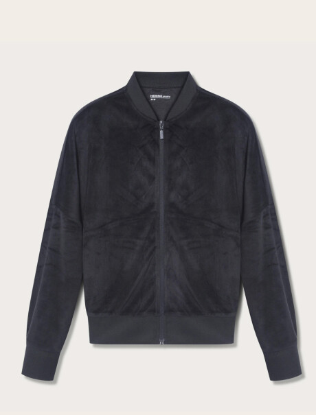 CAMPERA DE FELPA NEGRO