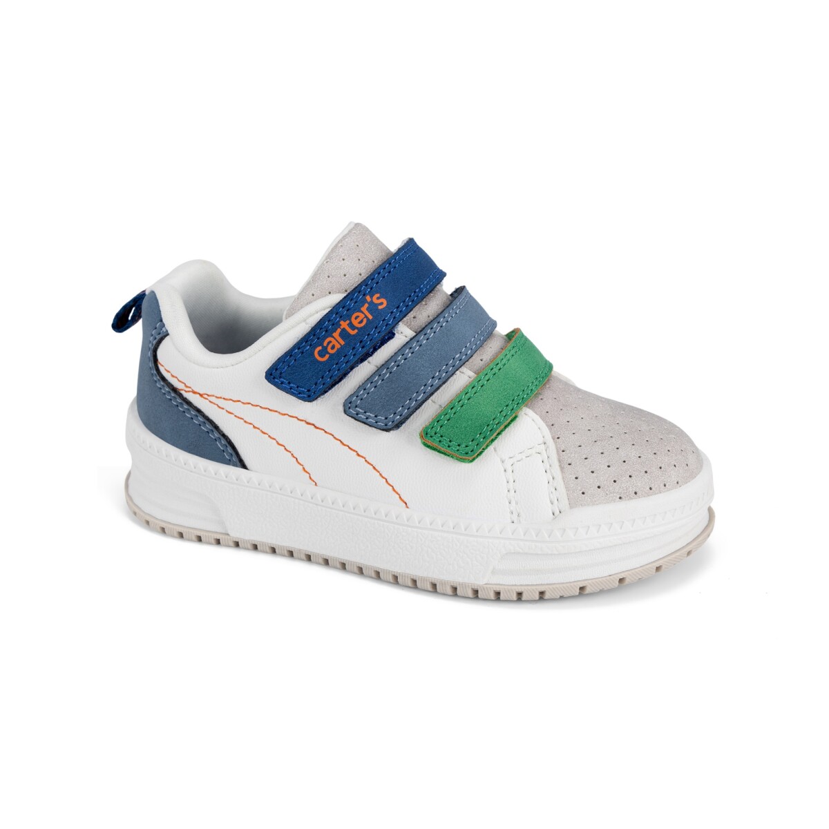 Championes con velcro, tiras multicolores 
