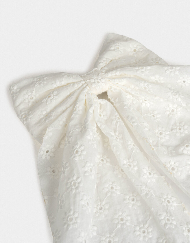 Hebillas Francesas Con moño Hebilla Francesa - Blanco Crudo