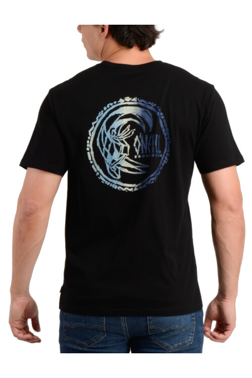 Remera O'Neill Sunset Medallion Negro