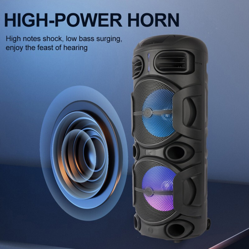 Parlante Activo SING-E ZQS12208 Doble 12" | Karaoke | Bluetooth | TWS | Micrófono Inalámbrico Parlante Activo SING-E ZQS12208 Doble 12" | Karaoke | Bluetooth | TWS | Micrófono Inalámbrico