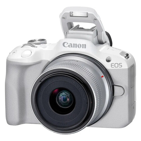 Cámara Mirrorless Canon Eos R50 Con Lente 18-45mm Blanca CAMARA CANON EOS R50 18-45MM