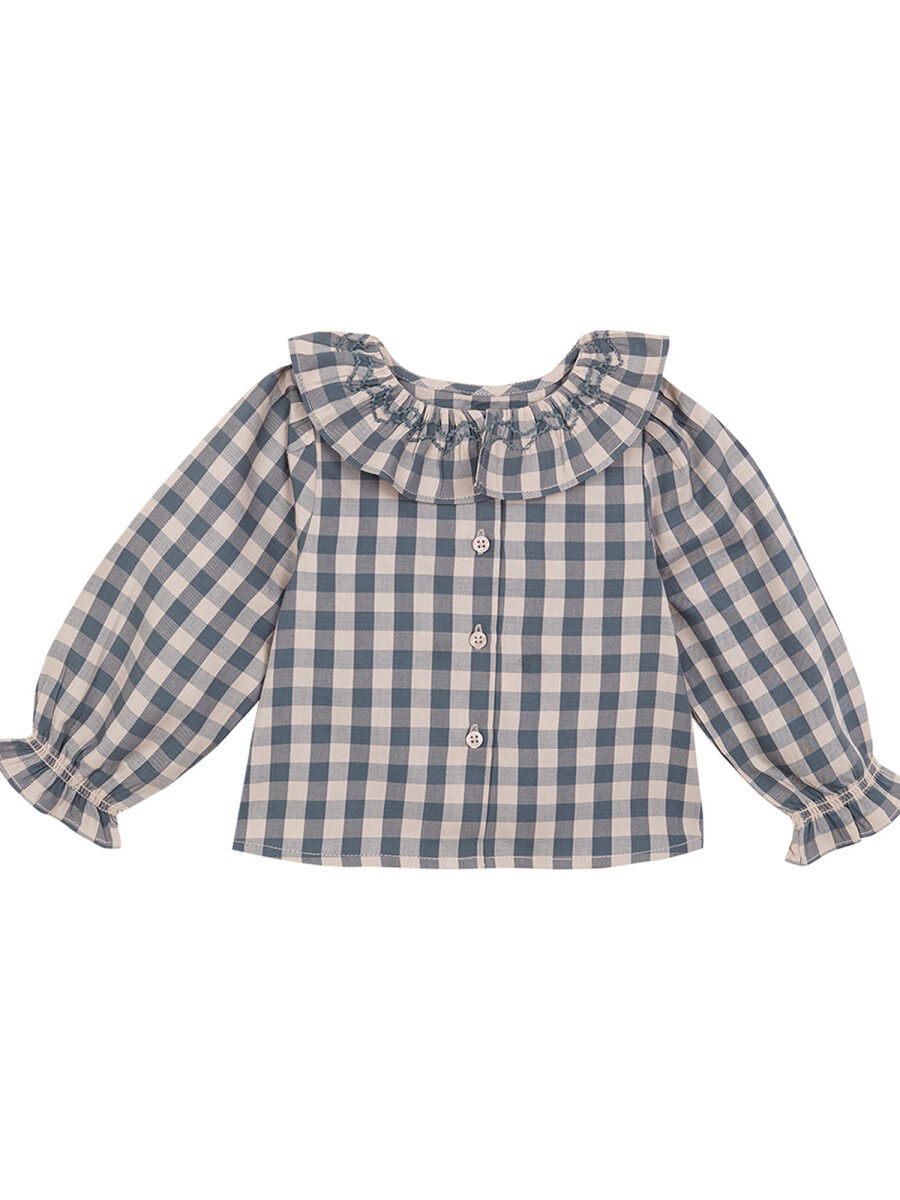 Camisa De Cuadros Con Smo Petroleo