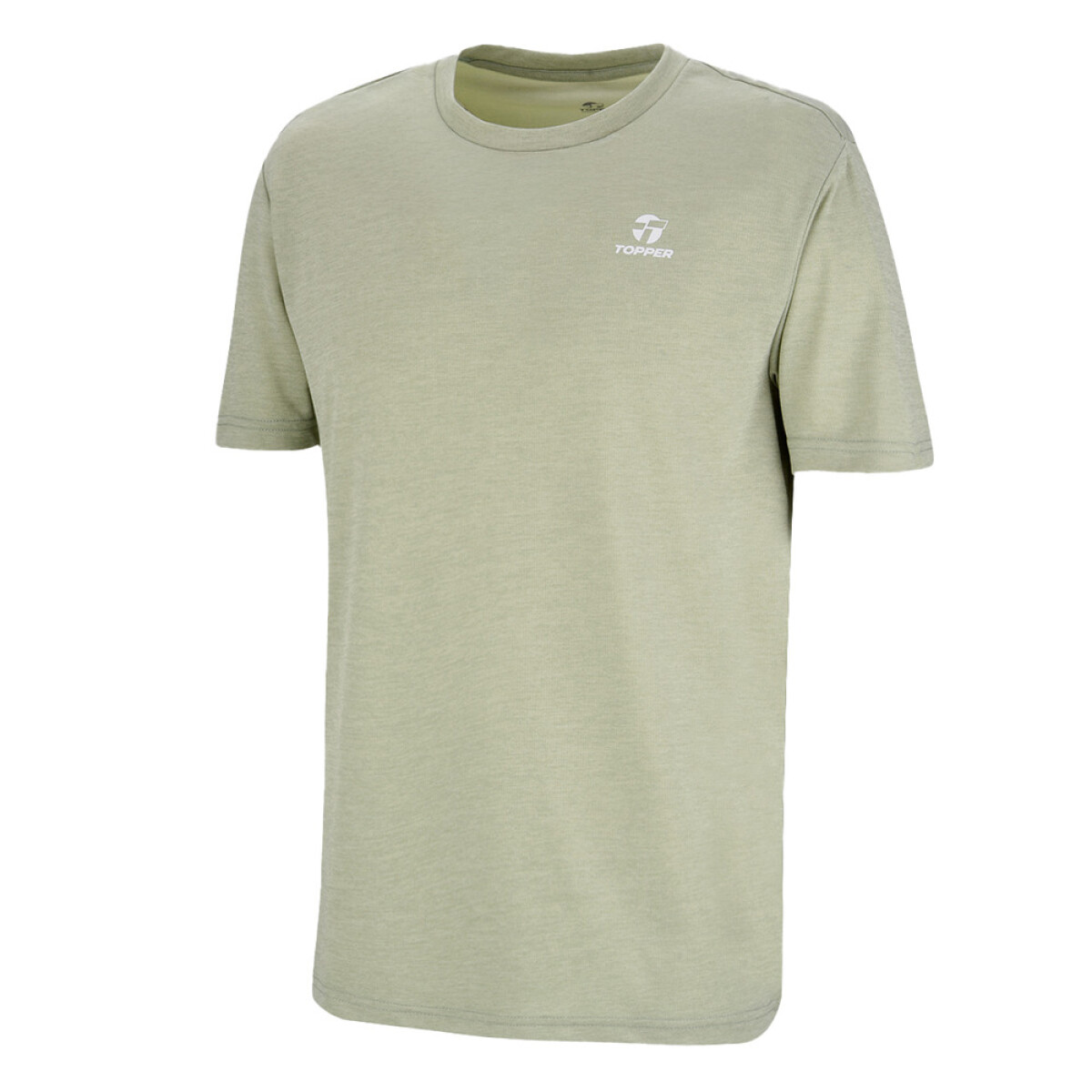 T-SHIRT BASIC WMN TRNG blanco - verde stone 