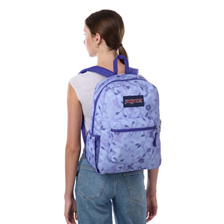 Mochila Escolar Jansport Cross Town Original Unisex Urbana Lines And Vines