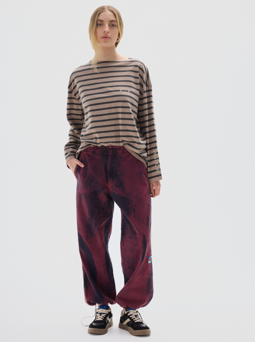 Jean Parachute Washed - Bordeaux 