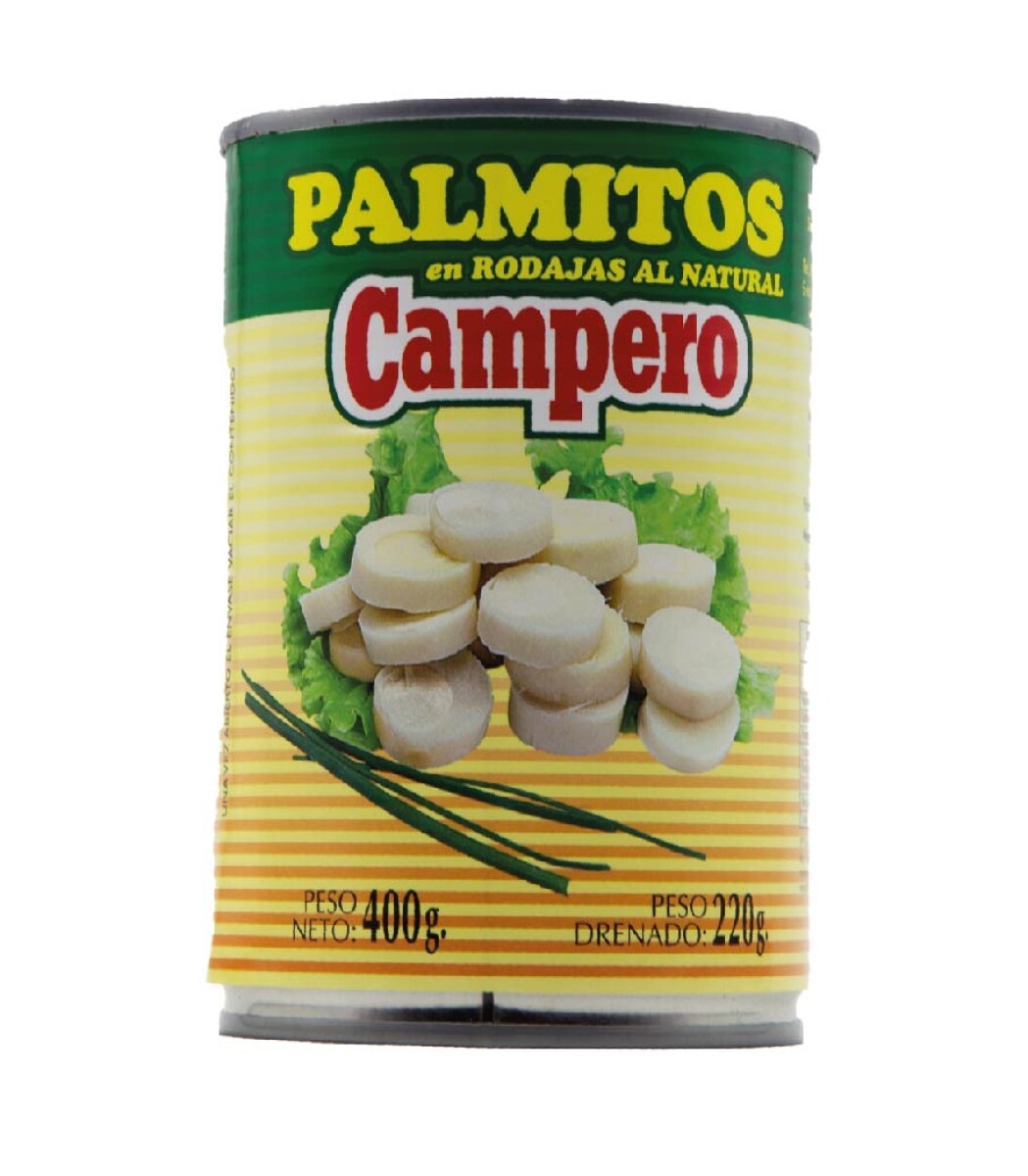 PALMITOS RODAJAS 400GRS CAMPERO O COSECHA DORADA 