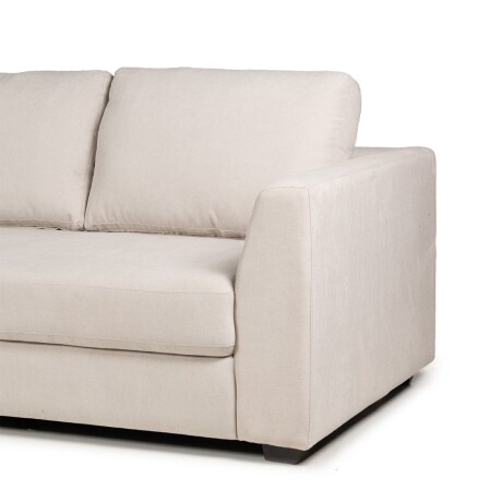 Rinconera Lotus - Tela Microfibra - Chaise Izquierdo 12073 (Greige)