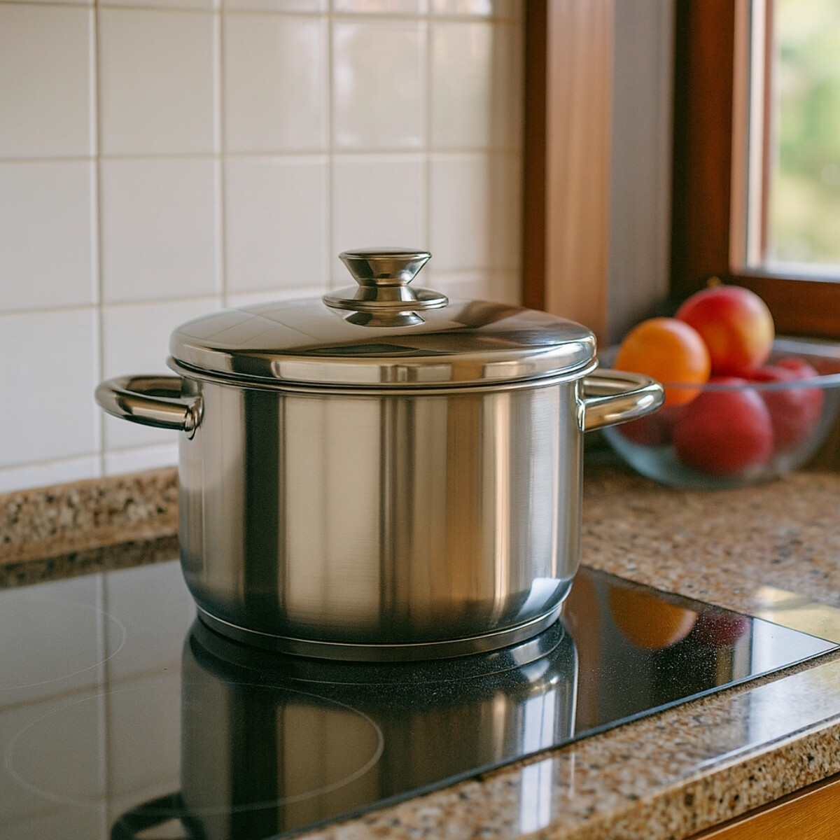 Olla inox 24cm 6.5 lts Vitrocor 