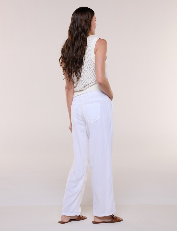 Pantalon Lino CRUDO