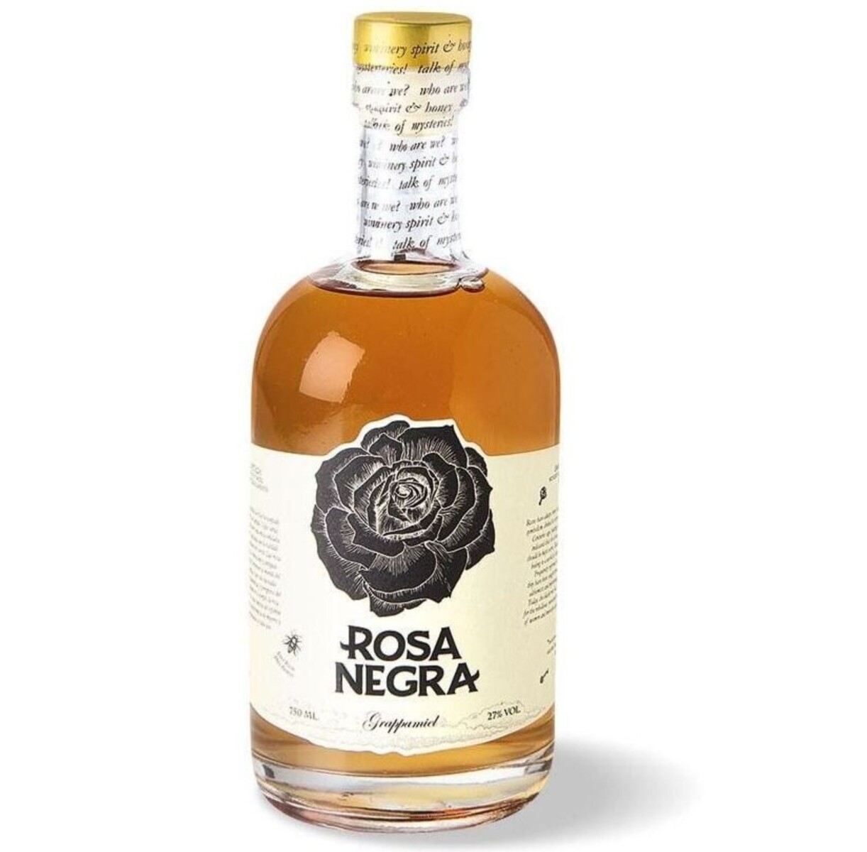 Grappa Miel Rosa Negra 375 ml 