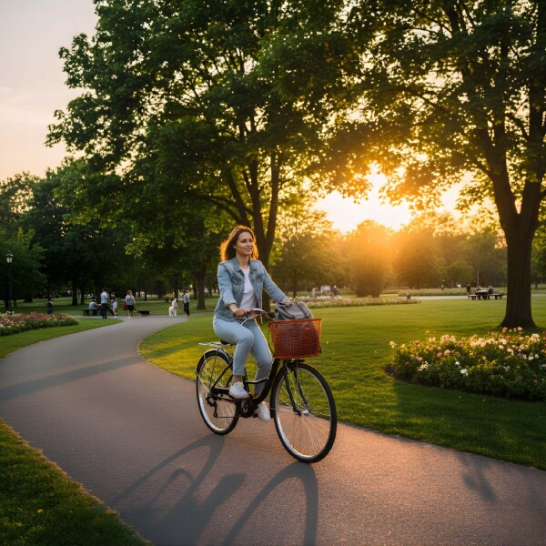 Bicicleta Pigewn Urbana Rodado 26 Canasto Freno Disco 7 Vel Negro 1