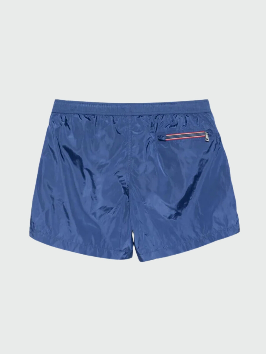MONCLER - SHORT DE BAÑO CON CORDÓN Y PARCHE CON LOGO Azul