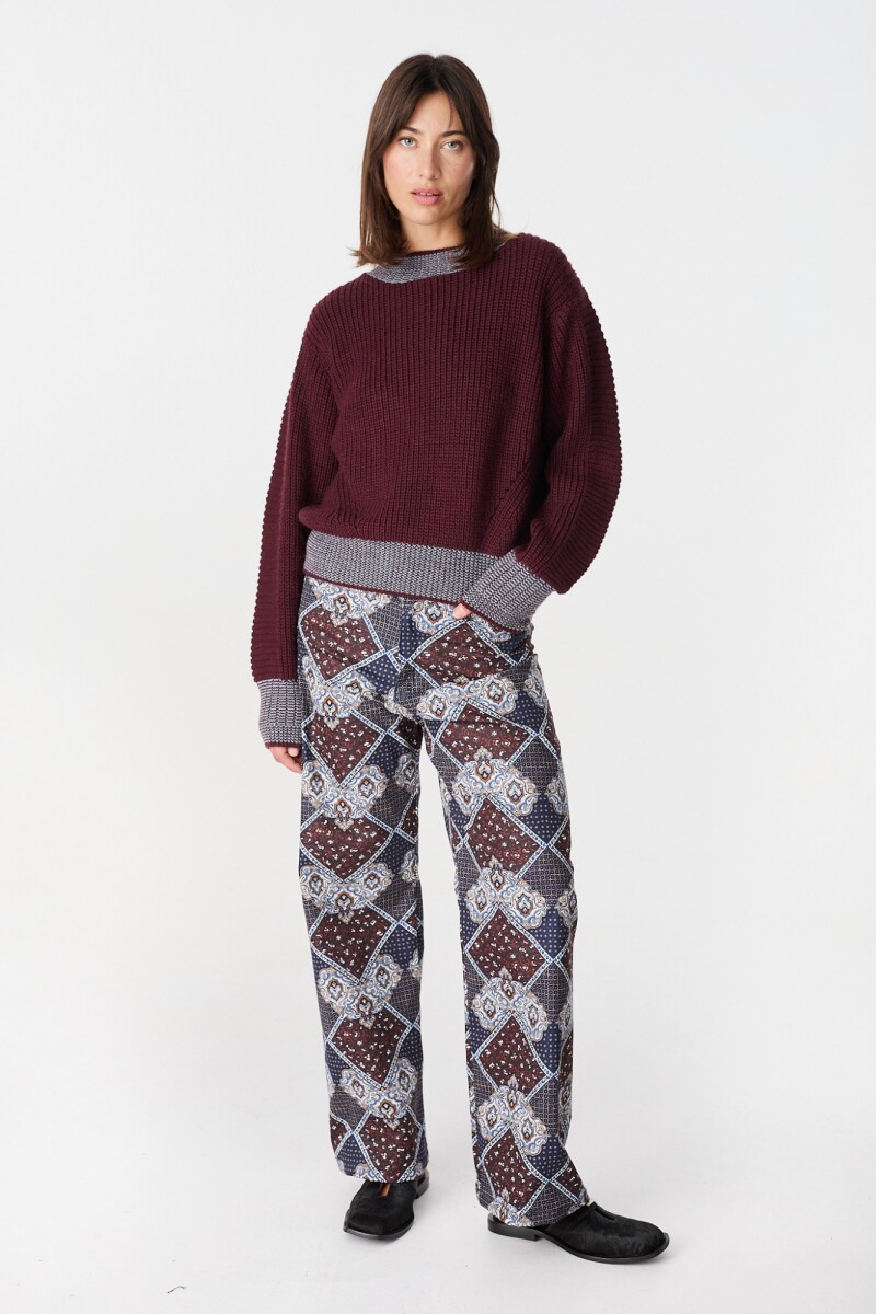 Pantalon Ajustable Azul