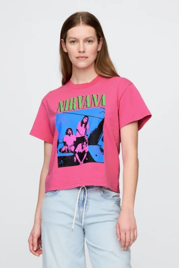 Remera Bandas Manga Corta Mujer Standout Pink