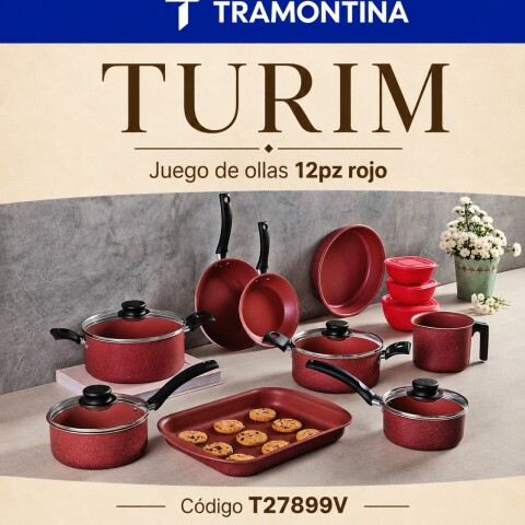 Ollas Tramontina TurIm 12P 27899/490 Ollas Tramontina TurIm 12P 27899/490