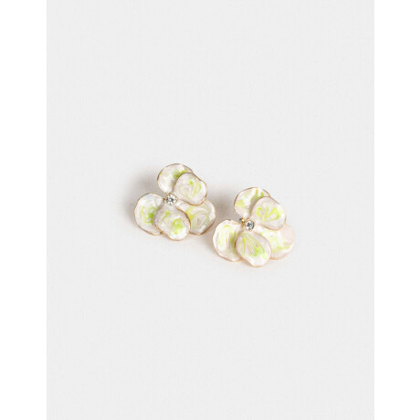 Aros Pasantes De Flores Dorado