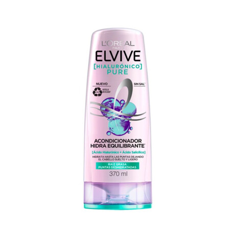 Pack L'Oréal Paris Elvive Hialurónico Pure Shampoo 680ml + Acondicionador 370ml Pack L'Oréal Paris Elvive Hialurónico Pure Shampoo 680ml + Acondicionador 370ml