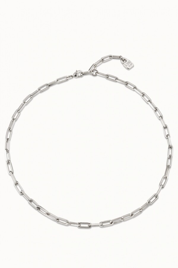 CADENA 9 PLATA / BLANCO