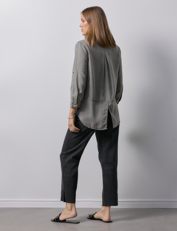 Camisa Tencel GRIS