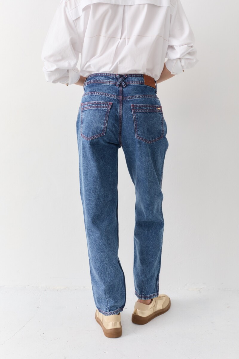 JEAN MOM FORTUNE Azul Claro