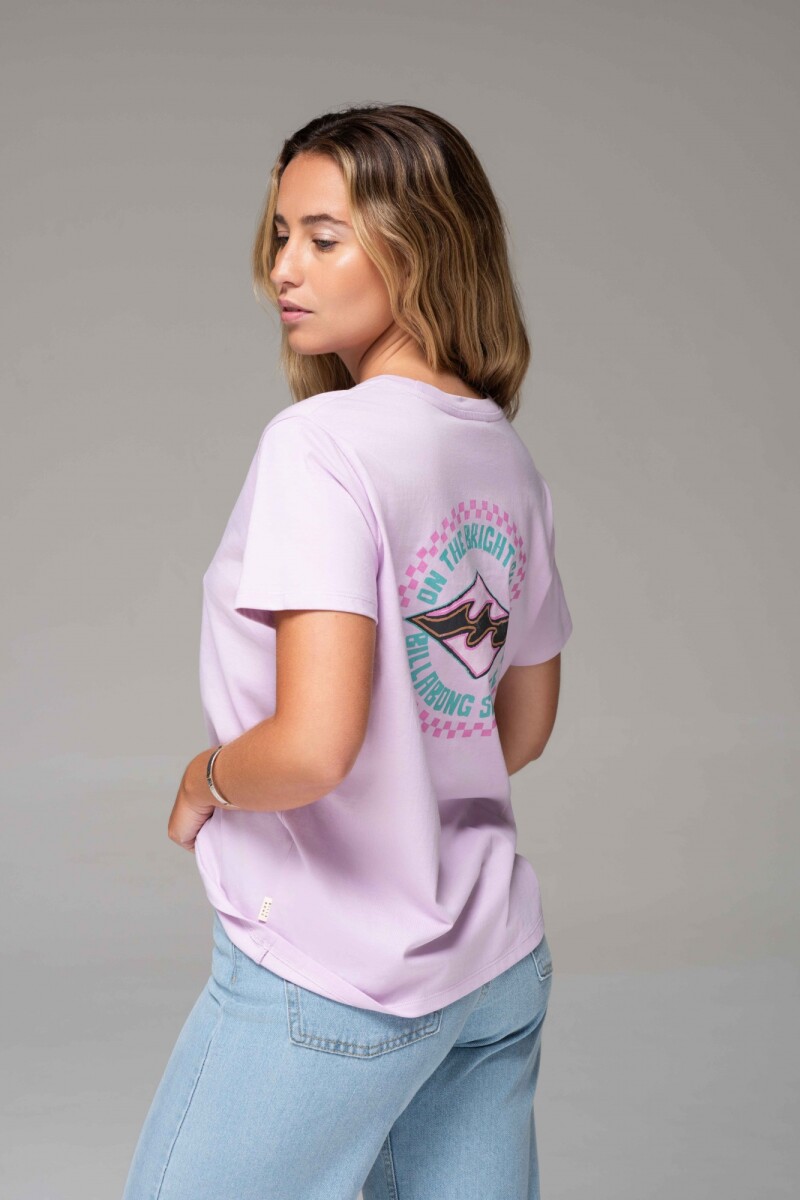 REMERA BRIGHT SIDE TEE V-violeta
