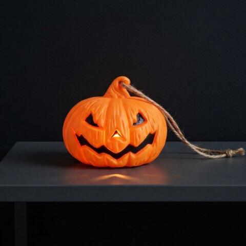Colgante Calabaza con Luz Grande