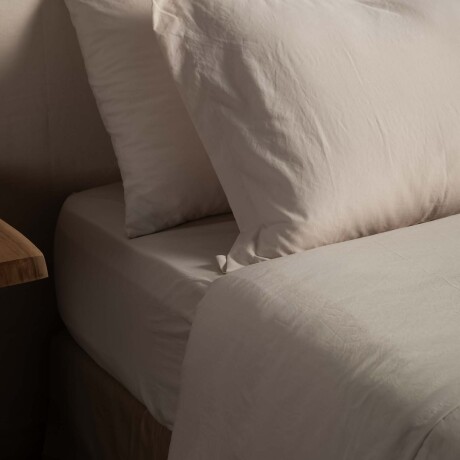 SET FUNDA NÓRDICA KING POLIESTER NATURAL-BEIGE PREWASHED ARENA