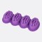 Moldes Para Hacer Jabones De Silicona x4 Violeta