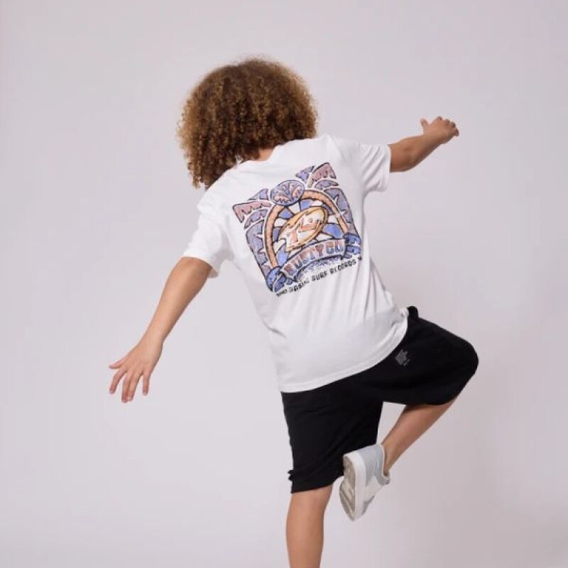 Remera MUNKE Rusty Blanco